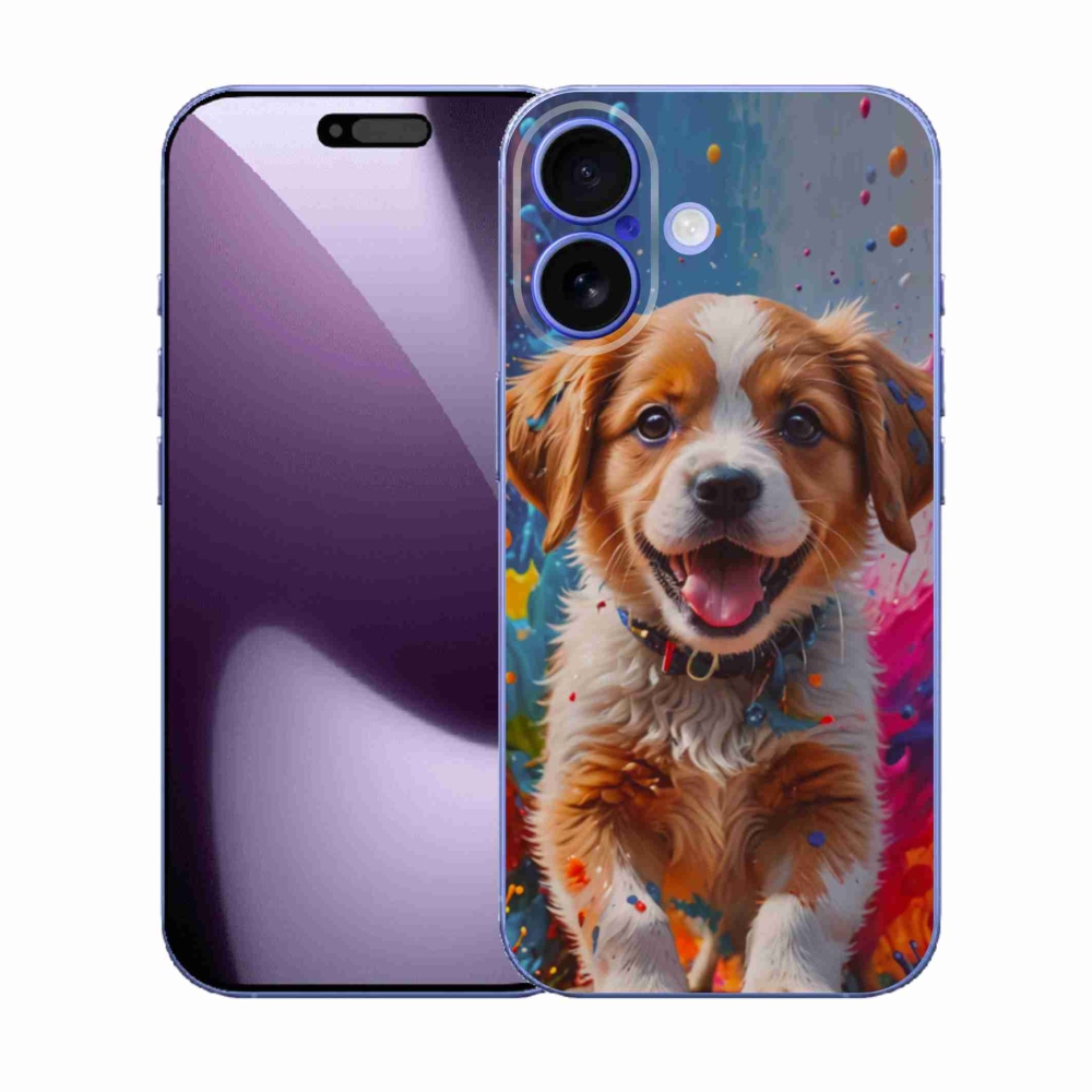Gelový kryt mmCase na iPhone 17 - roztomilé štěně 3
