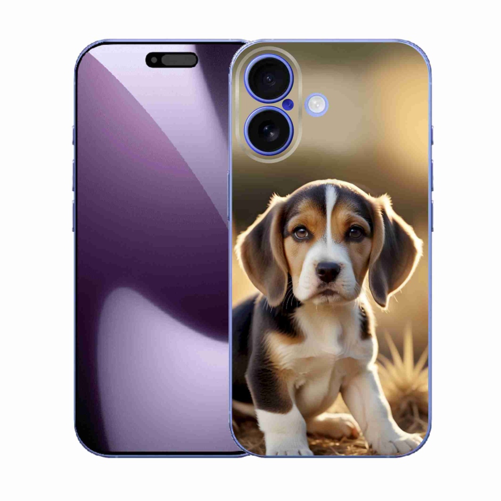 Gelový kryt mmCase na iPhone 17 - roztomilý bígl