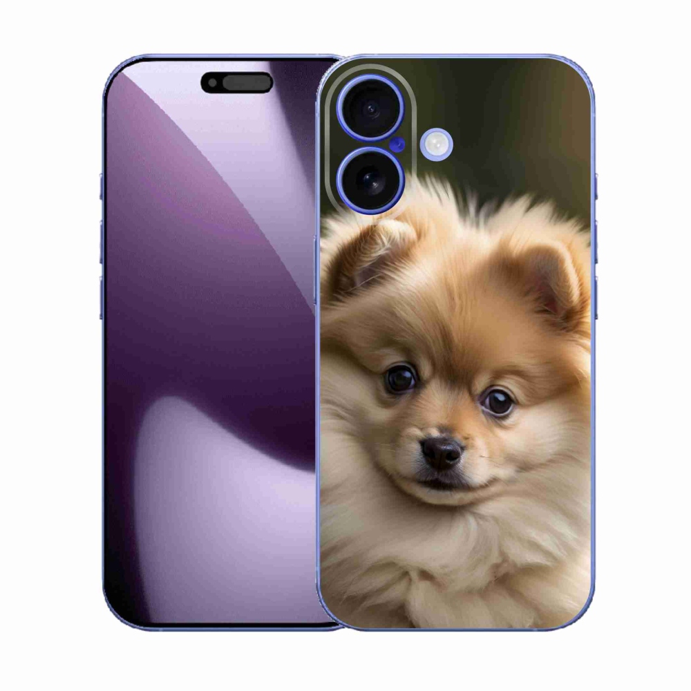 Gelový kryt mmCase na iPhone 17 - roztomilý pomeranian 2