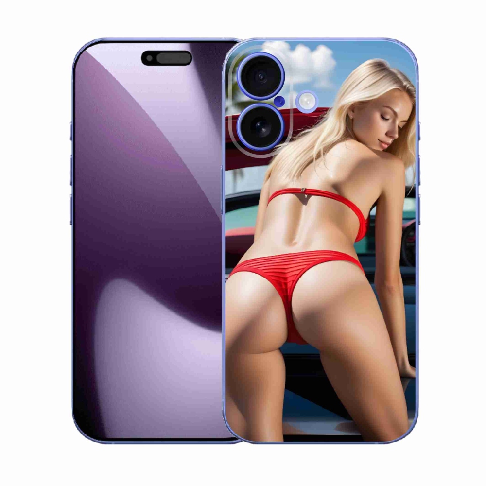 Gelový kryt mmCase na iPhone 17 - sexy žena 2