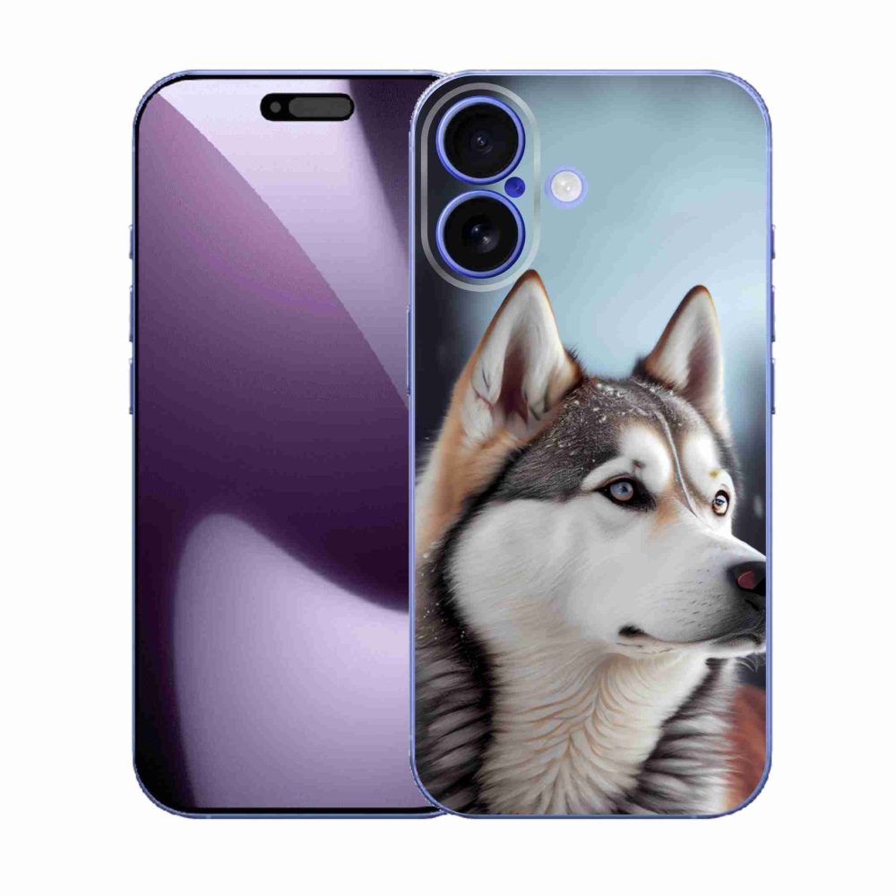 Gelový kryt mmCase na iPhone 17 - sibiřský husky
