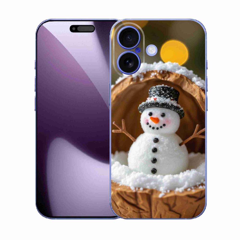 Gelový kryt mmCase na iPhone 17 - sněhulák 4