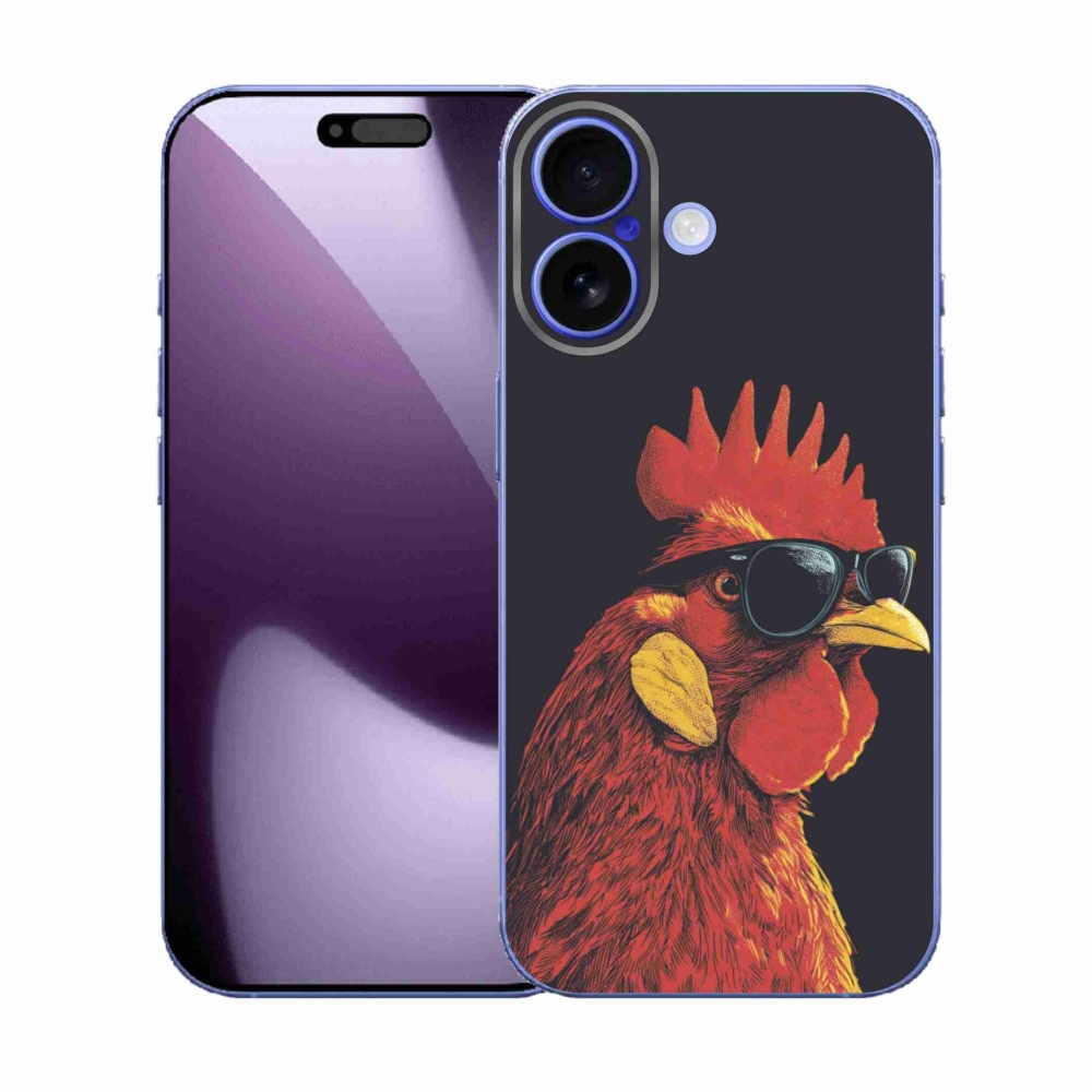 Gelový kryt mmCase na iPhone 17 - stylový kohout