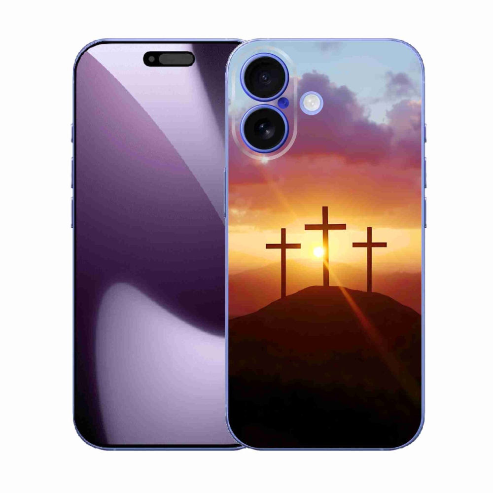 Gelový kryt mmCase na iPhone 17 - tři kříže