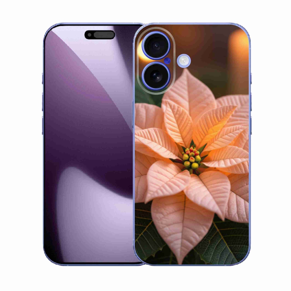 Gelový kryt mmCase na iPhone 17 - vánoční hvězda