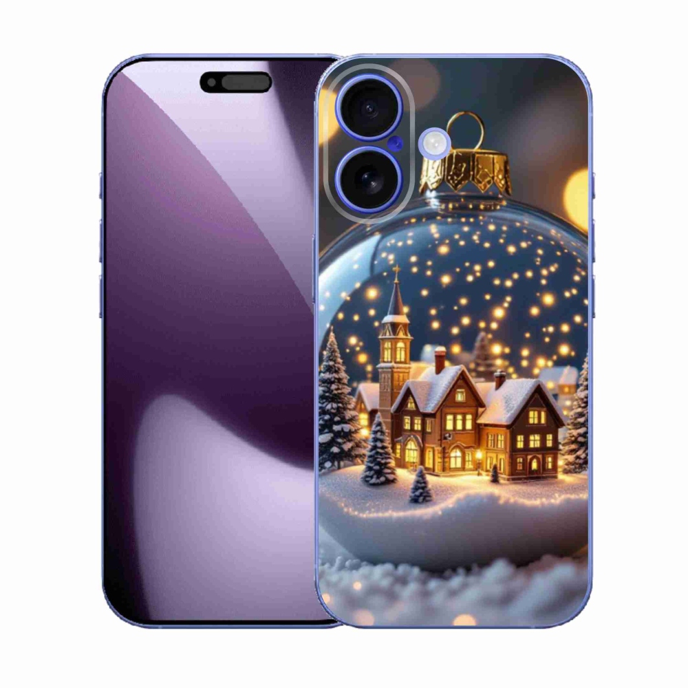 Gelový kryt mmCase na iPhone 17 - vánoční koule 4