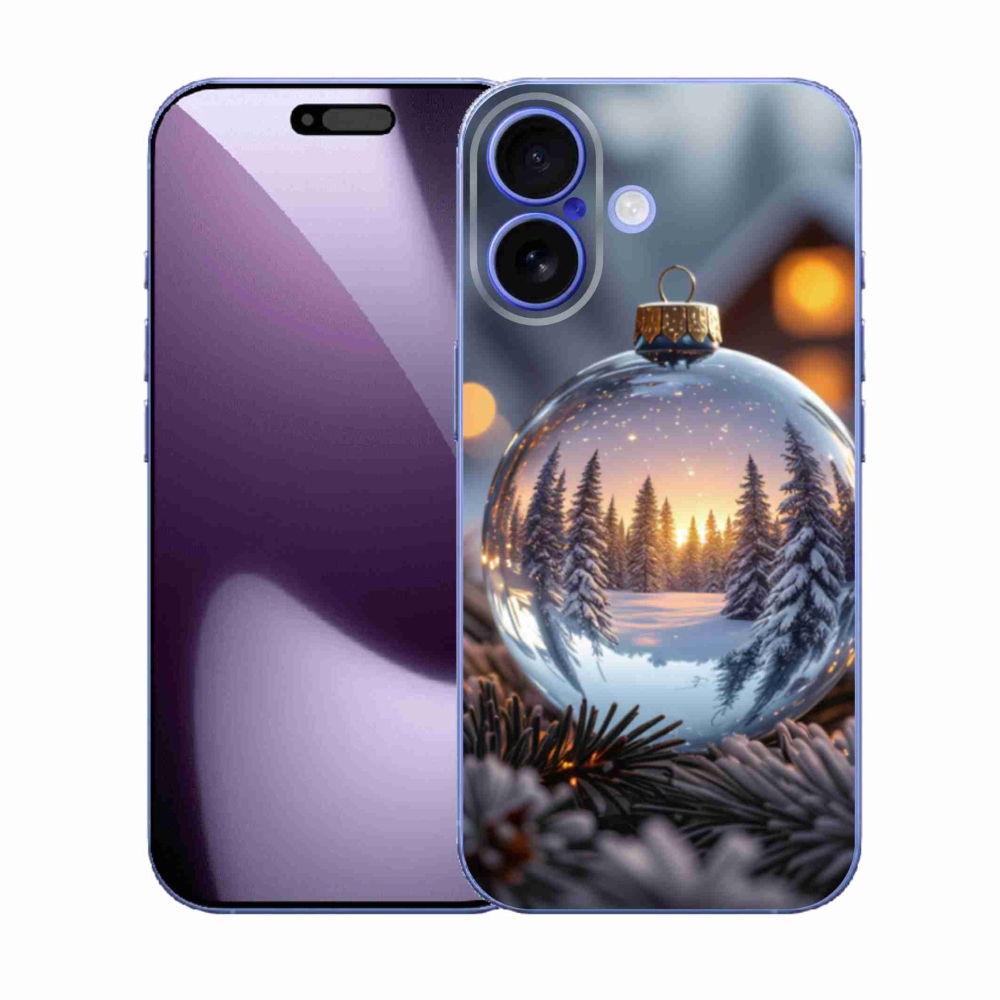 Gelový kryt mmCase na iPhone 17 - vánoční ozdoba