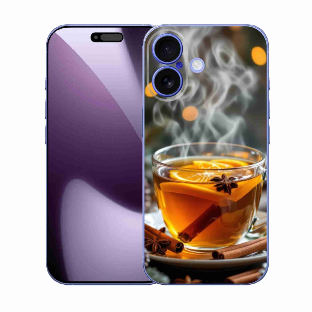 Gelový kryt mmCase na iPhone 17 - vánoční punč