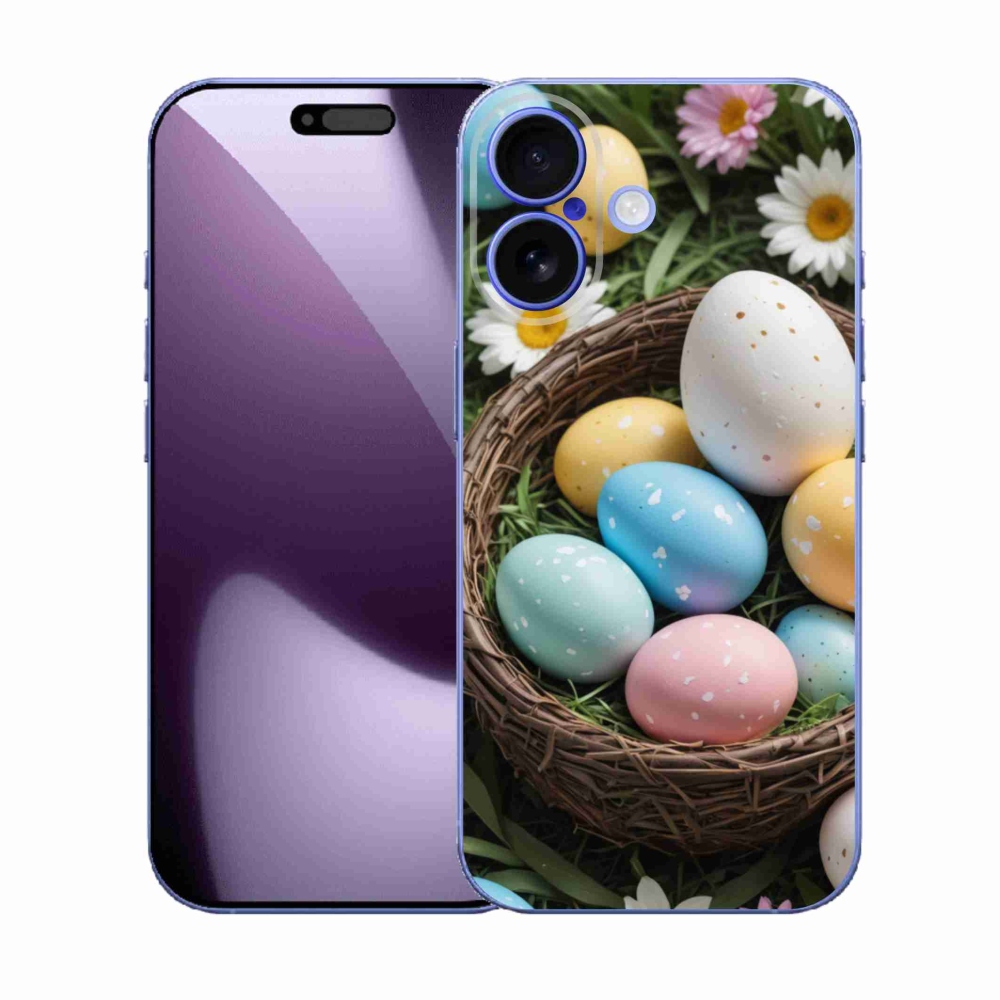 Gelový kryt mmCase na iPhone 17 - velikonoční vajíčka 2