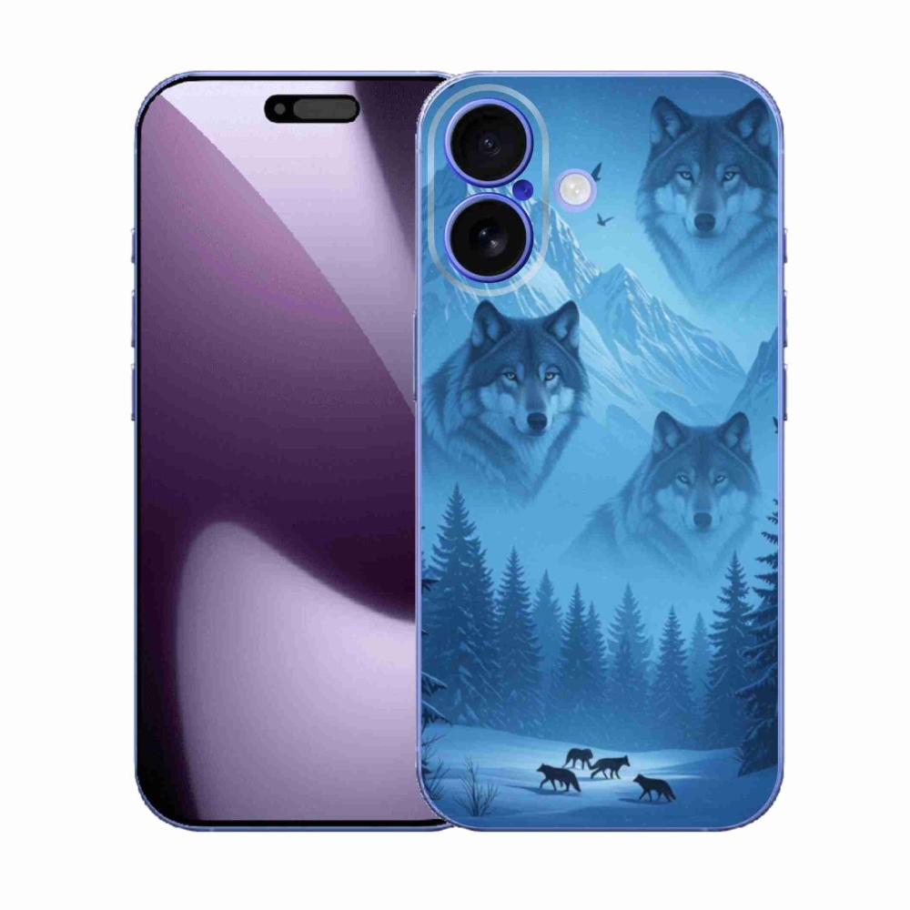 Gelový kryt mmCase na iPhone 17 - vlčí smečka