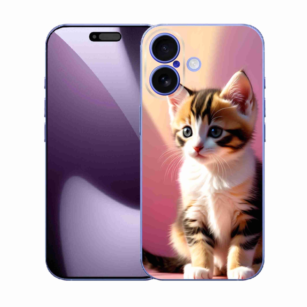 Gelový kryt mmCase na iPhone 17 - zvědavé kotě 2