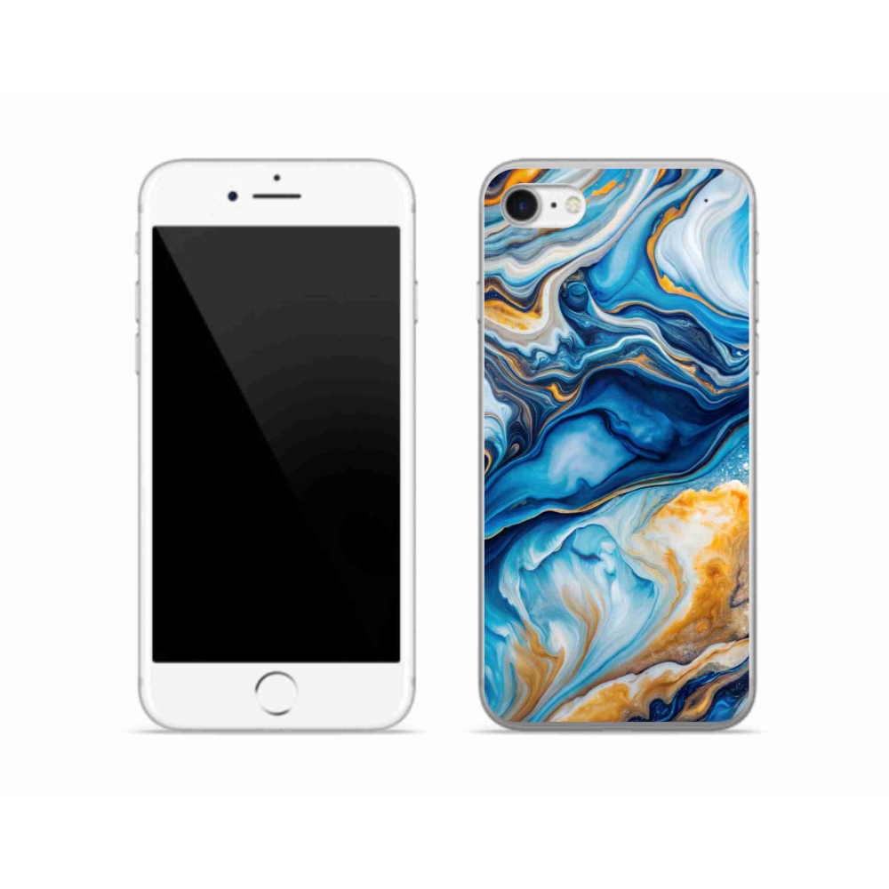 Gelový kryt mmCase na iPhone SE (2020) - abstraktní motiv 34