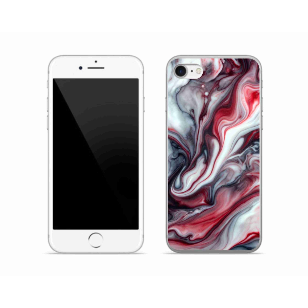 Gelový kryt mmCase na iPhone SE (2020) - abstraktní motiv 37