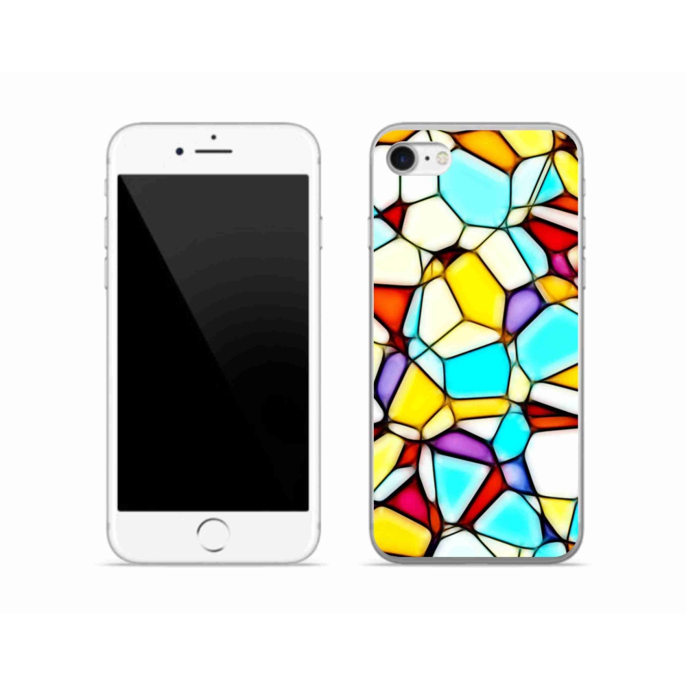 Gelový kryt mmCase na iPhone SE (2020) - abstraktní motiv 40