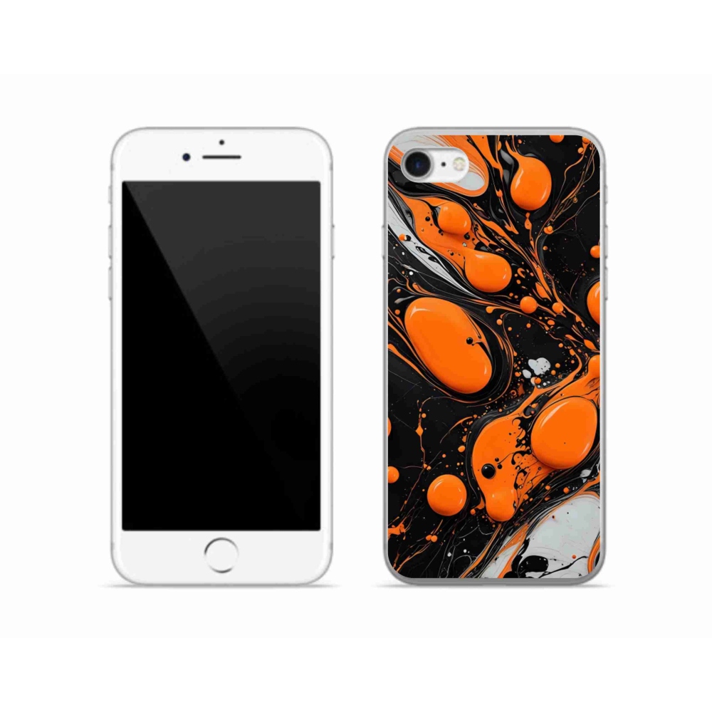 Gelový kryt mmCase na iPhone SE (2020) - abstraktní motiv 41