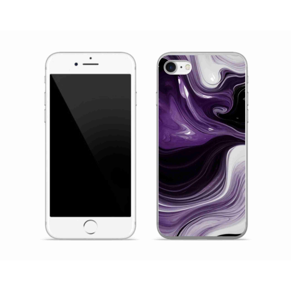 Gelový kryt mmCase na iPhone SE (2020) - abstraktní motiv 46