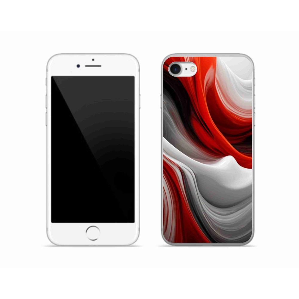 Gelový kryt mmCase na iPhone SE (2020) - abstraktní motiv 47