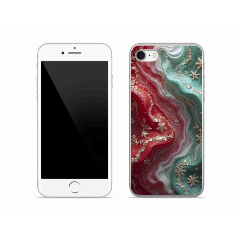 Gelový kryt mmCase na iPhone SE (2020) - abstraktní motiv 54