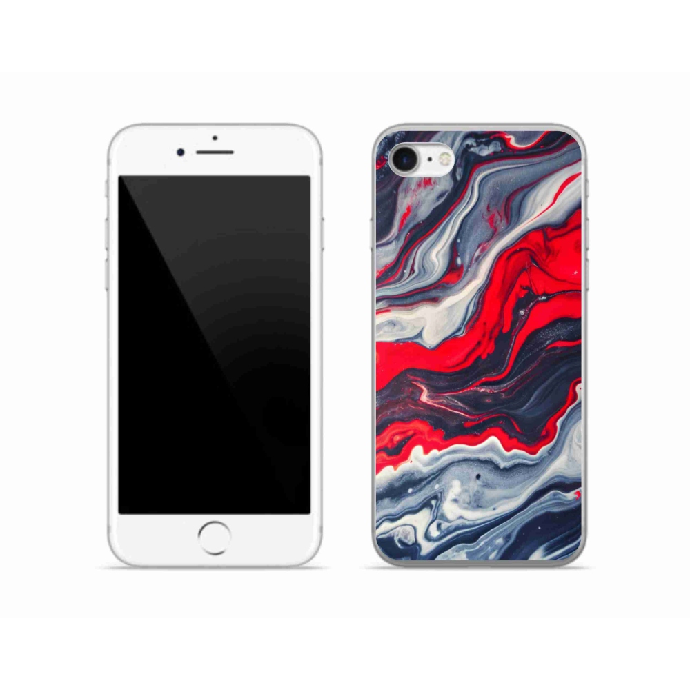 Gelový kryt mmCase na iPhone SE (2020) - abstraktní motiv 59