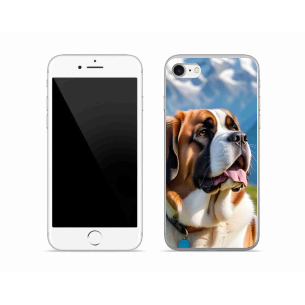 Gelový kryt mmCase na iPhone SE (2020) - bernardýn