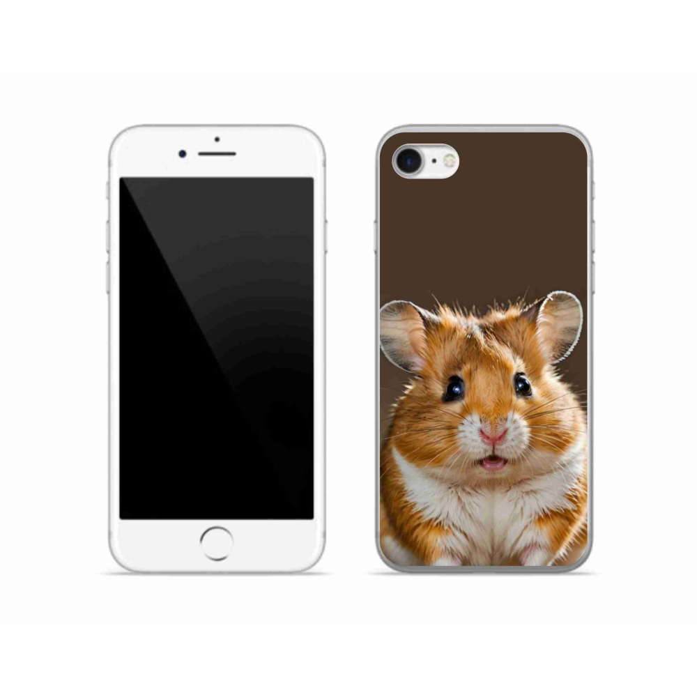 Gelový kryt mmCase na iPhone SE (2020) - křeček