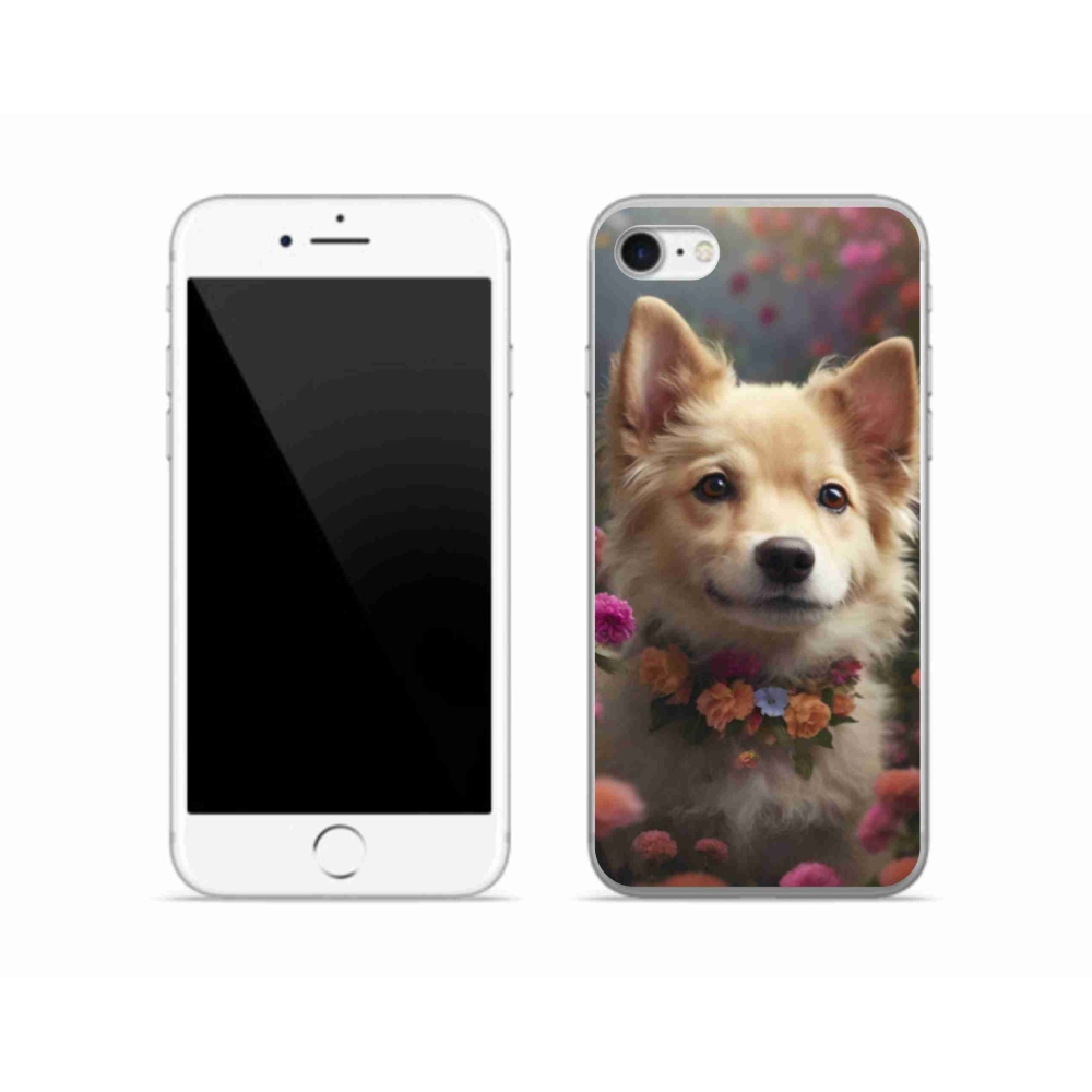 Gelový kryt mmCase na iPhone SE (2020) - německý špic