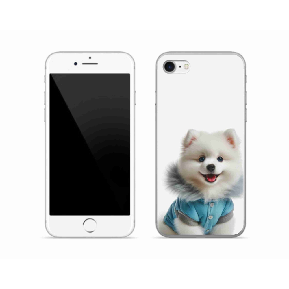 Gelový kryt mmCase na iPhone SE (2020) - pomeranian