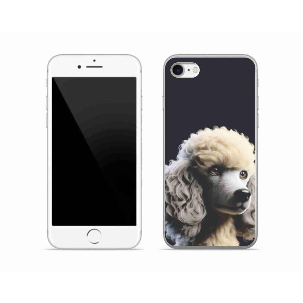 Gelový kryt mmCase na iPhone SE (2020) - pudl