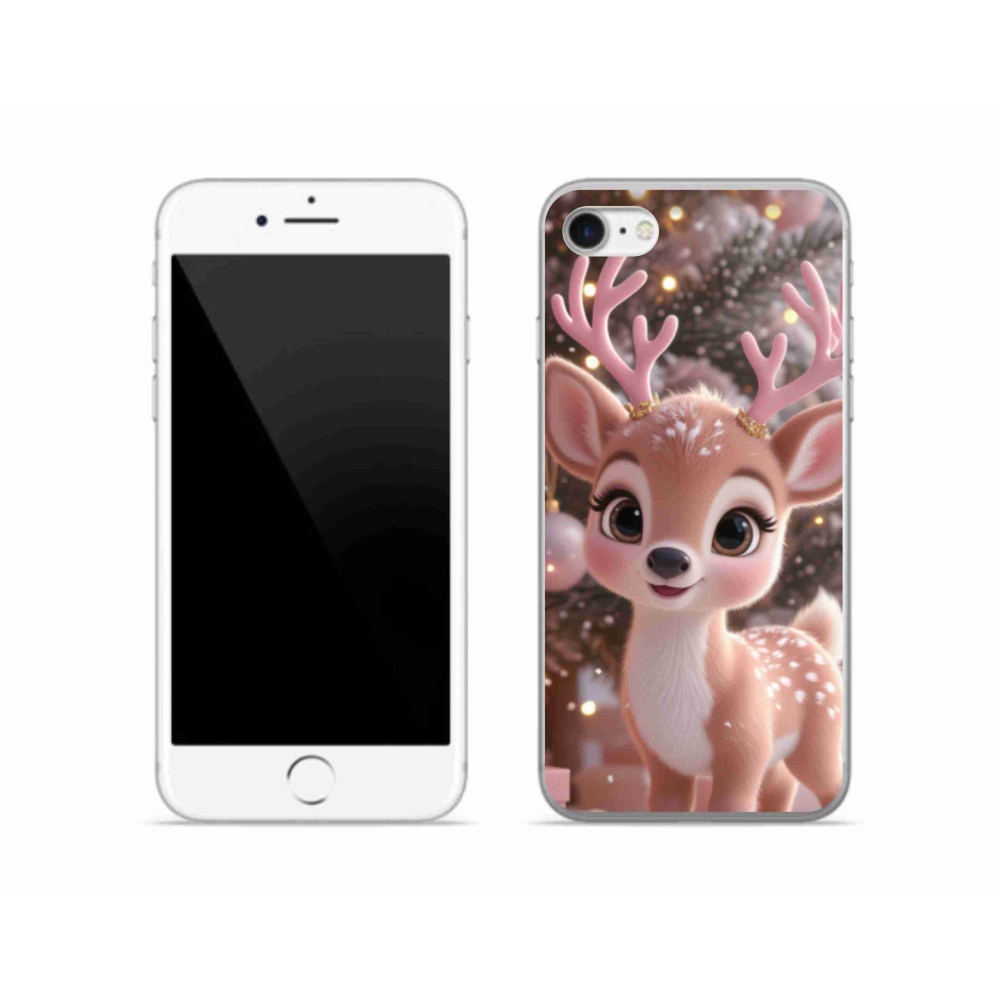 Gelový kryt mmCase na iPhone SE (2020) - roztomilý sob