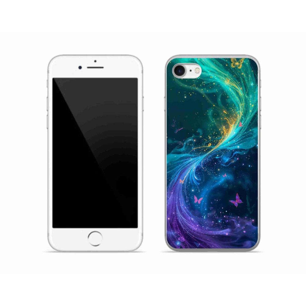 Gelový kryt mmCase na iPhone SE (2022) - abstraktní motiv 31