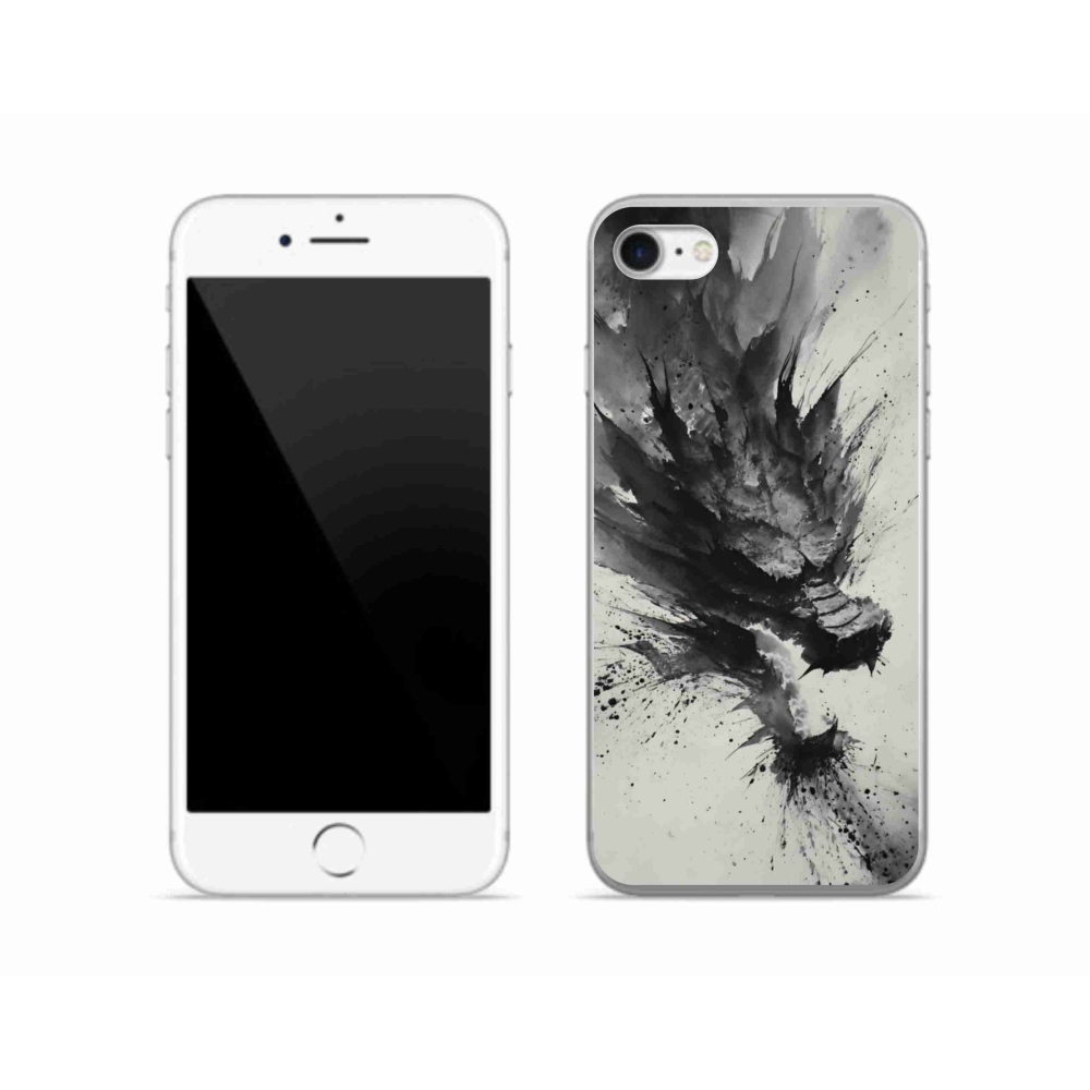 Gelový kryt mmCase na iPhone SE (2022) - abstraktní motiv 32