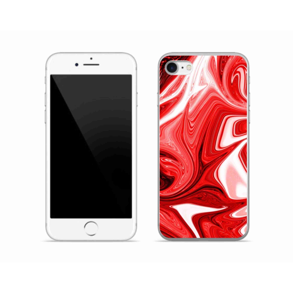 Gelový kryt mmCase na iPhone SE (2022) - abstraktní motiv 43