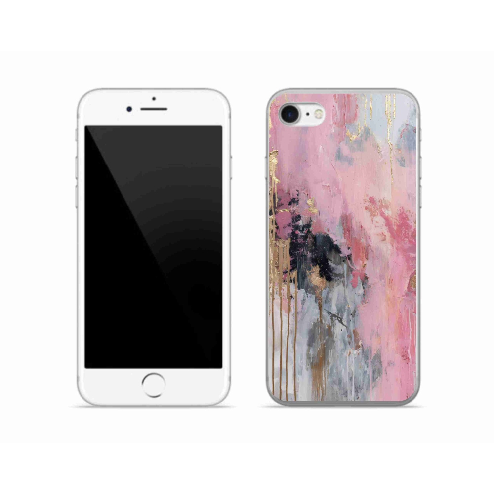 Gelový kryt mmCase na iPhone SE (2022) - abstraktní motiv 49