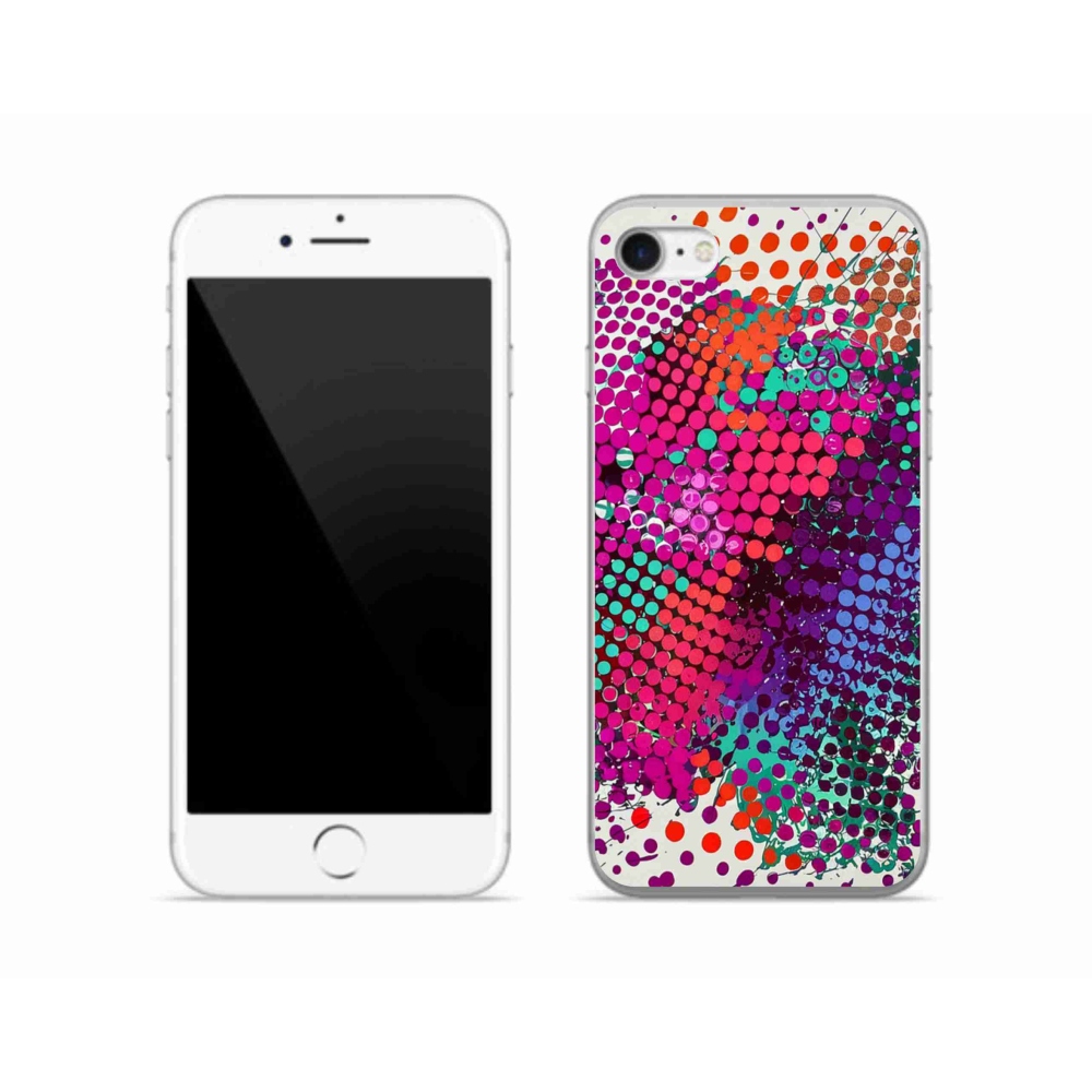 Gelový kryt mmCase na iPhone SE (2022) - abstraktní motiv 65