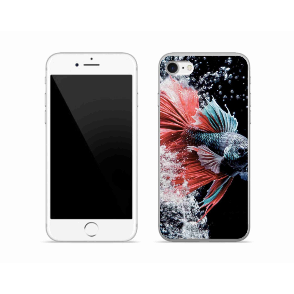 Gelový kryt mmCase na iPhone SE (2022) - bojovnice pestrá