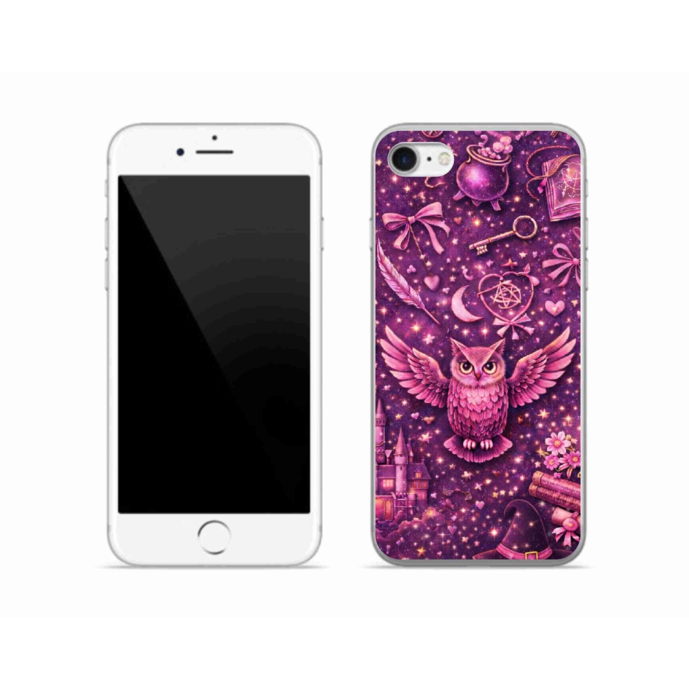 Gelový kryt mmCase na iPhone SE (2022) - magický svět