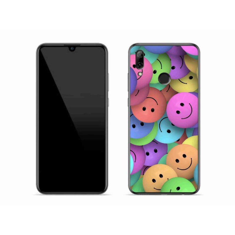 Gelový kryt mmCase na mobil Honor 10 Lite - barevní smajlíci