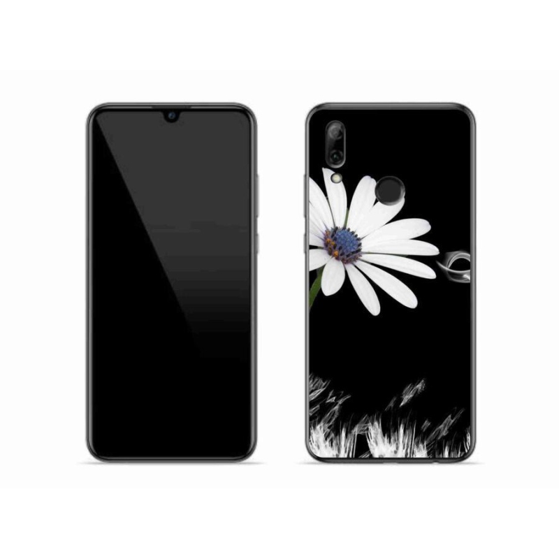 Gelový kryt mmCase na mobil Honor 10 Lite - bílá květina