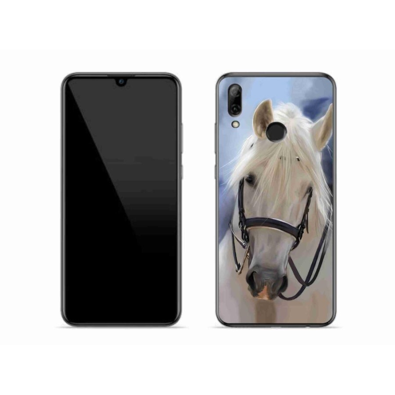 Gelový kryt mmCase na mobil Honor 10 Lite - bílý kůň