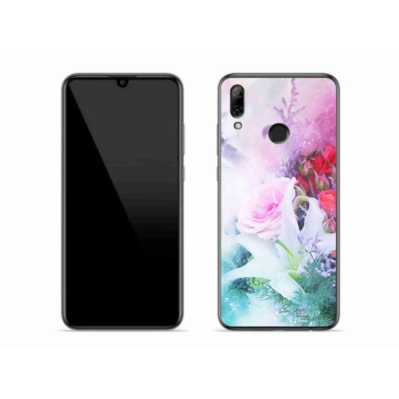 Gelový kryt mmCase na mobil Honor 10 Lite - květiny 4