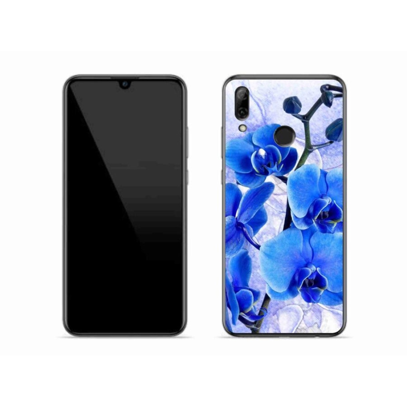 Gelový kryt mmCase na mobil Honor 10 Lite - modré květy