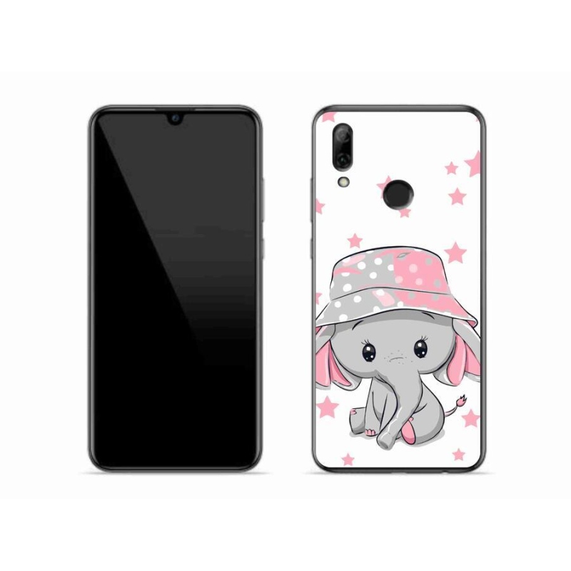Gelový kryt mmCase na mobil Honor 10 Lite - růžový slon