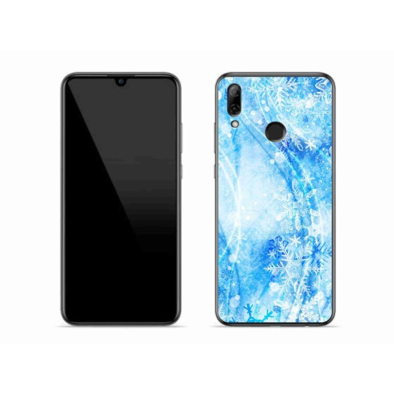 Gelový kryt mmCase na mobil Honor 10 Lite - sněhové vločky
