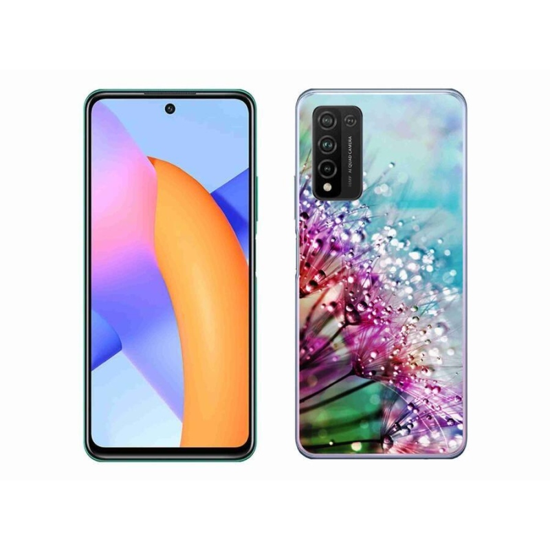Gelový kryt mmCase na mobil Honor 10X Lite - barevné květy