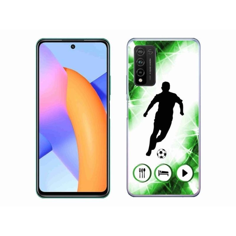 Gelový kryt mmCase na mobil Honor 10X Lite - fotbalista