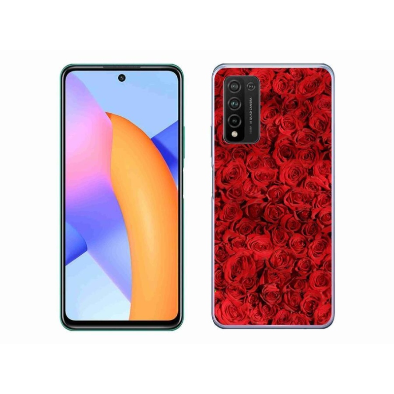 Gelový kryt mmCase na mobil Honor 10X Lite - růže