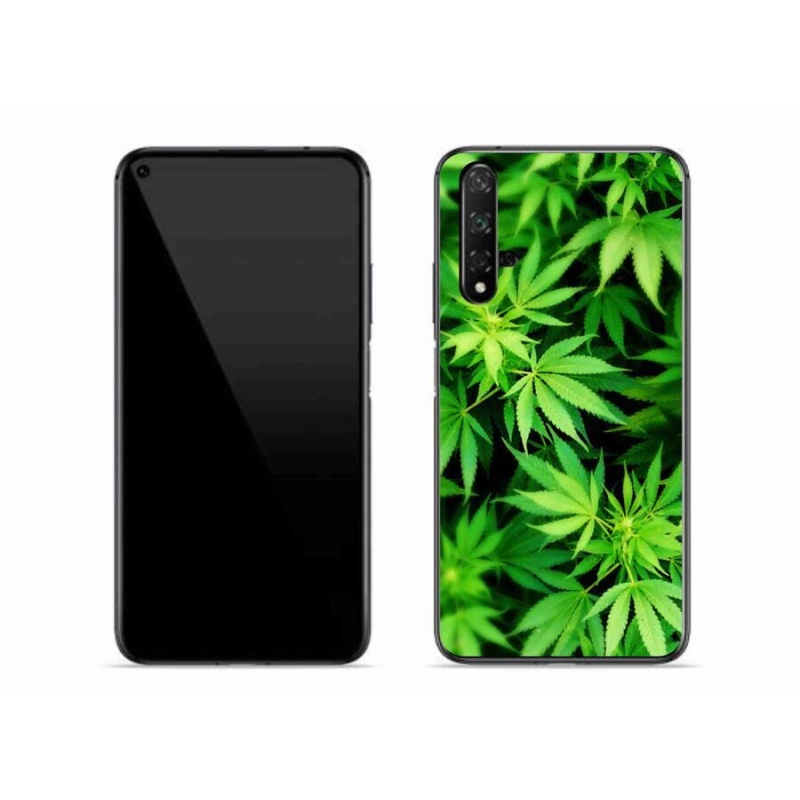 Gelový kryt mmCase na mobil Honor 20 - konopí 3