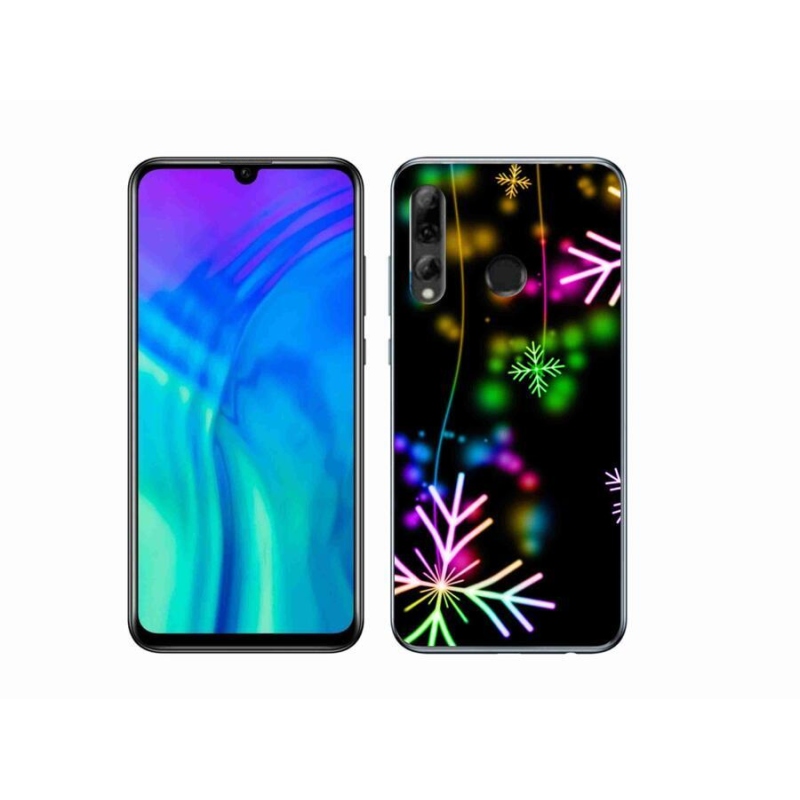 Gelový kryt mmCase na mobil Honor 20 Lite - barevné vločky