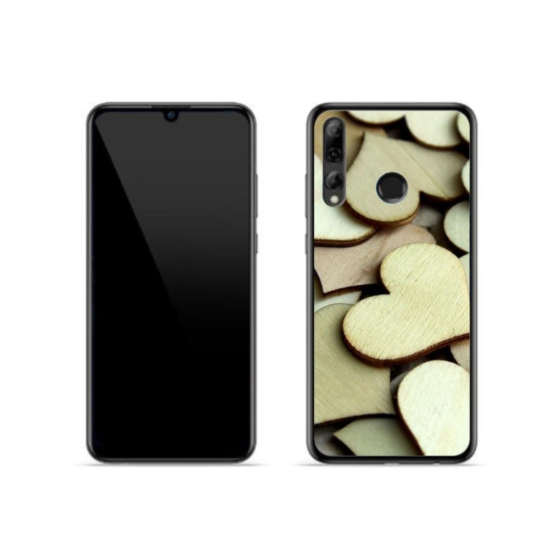 Gelový kryt mmCase na mobil Honor 20 Lite - dřevěná srdíčka