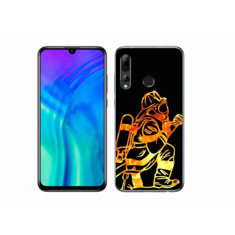 Gelový kryt mmCase na mobil Honor 20 Lite - hasič 1